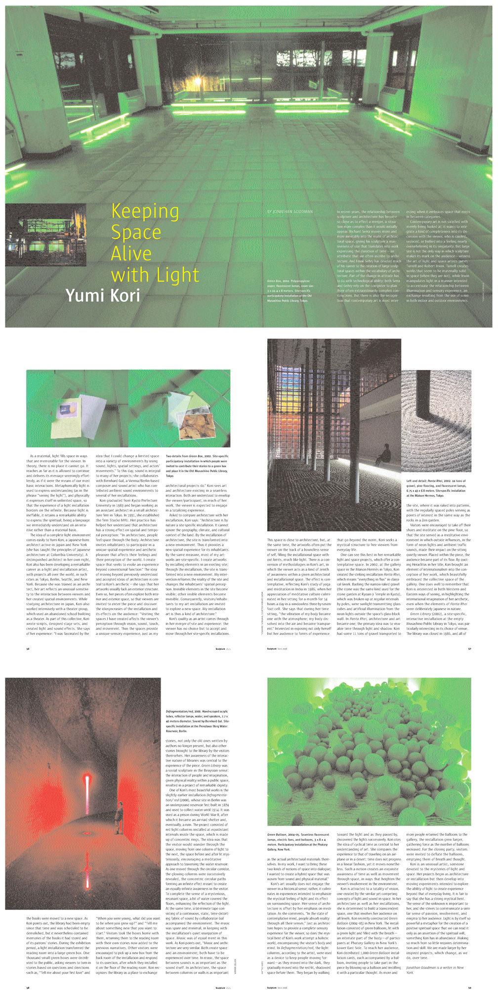 Yumi Kori: Keeping Space Alive with Light mainImage